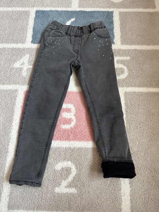 Blugi cu captusala de bumbac C&A marimea 122cm (6-7 ani)