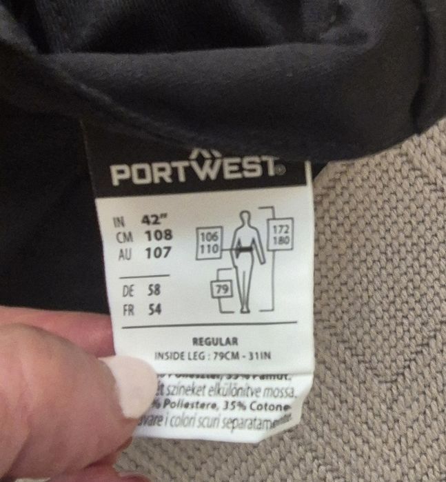 Pantaloni de lucru,2 bucăți,L