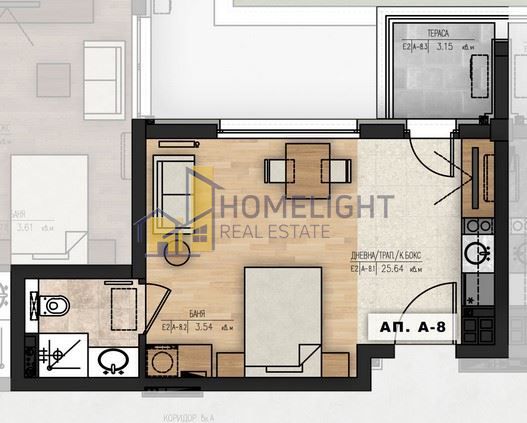 Продава се Едностаен апартамент в София, Младост 1А - 47 кв.м за 2532 €/кв.м - Снимка #1