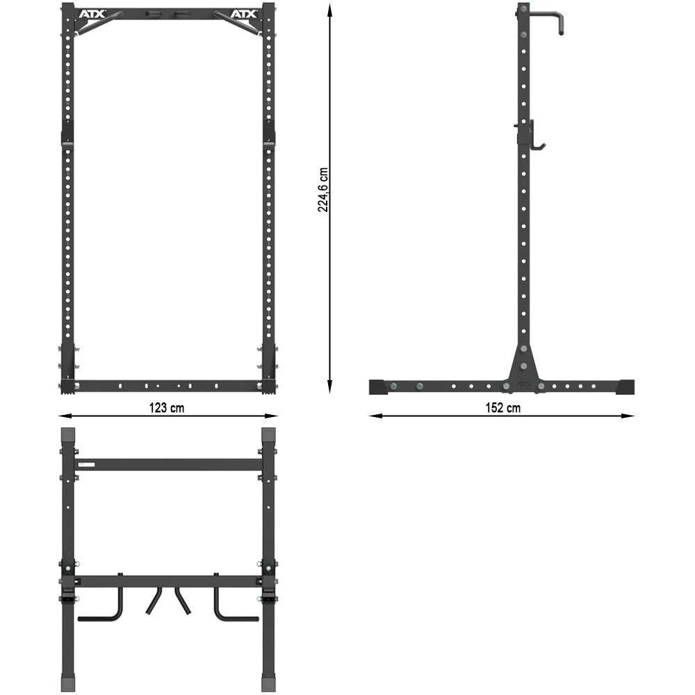 Силова Рамка Half Rack, Фитнес Стойка , Комбиниран Фитнес Уред