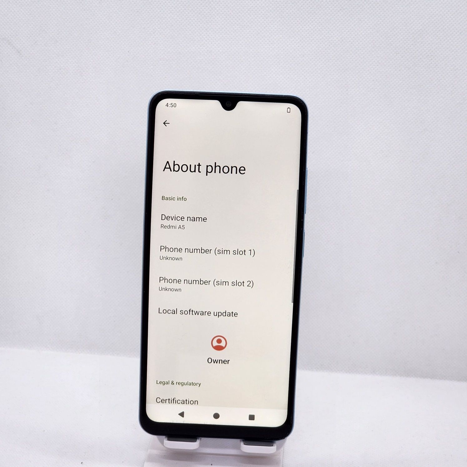 Redmi A5 ideal karobka dokiment