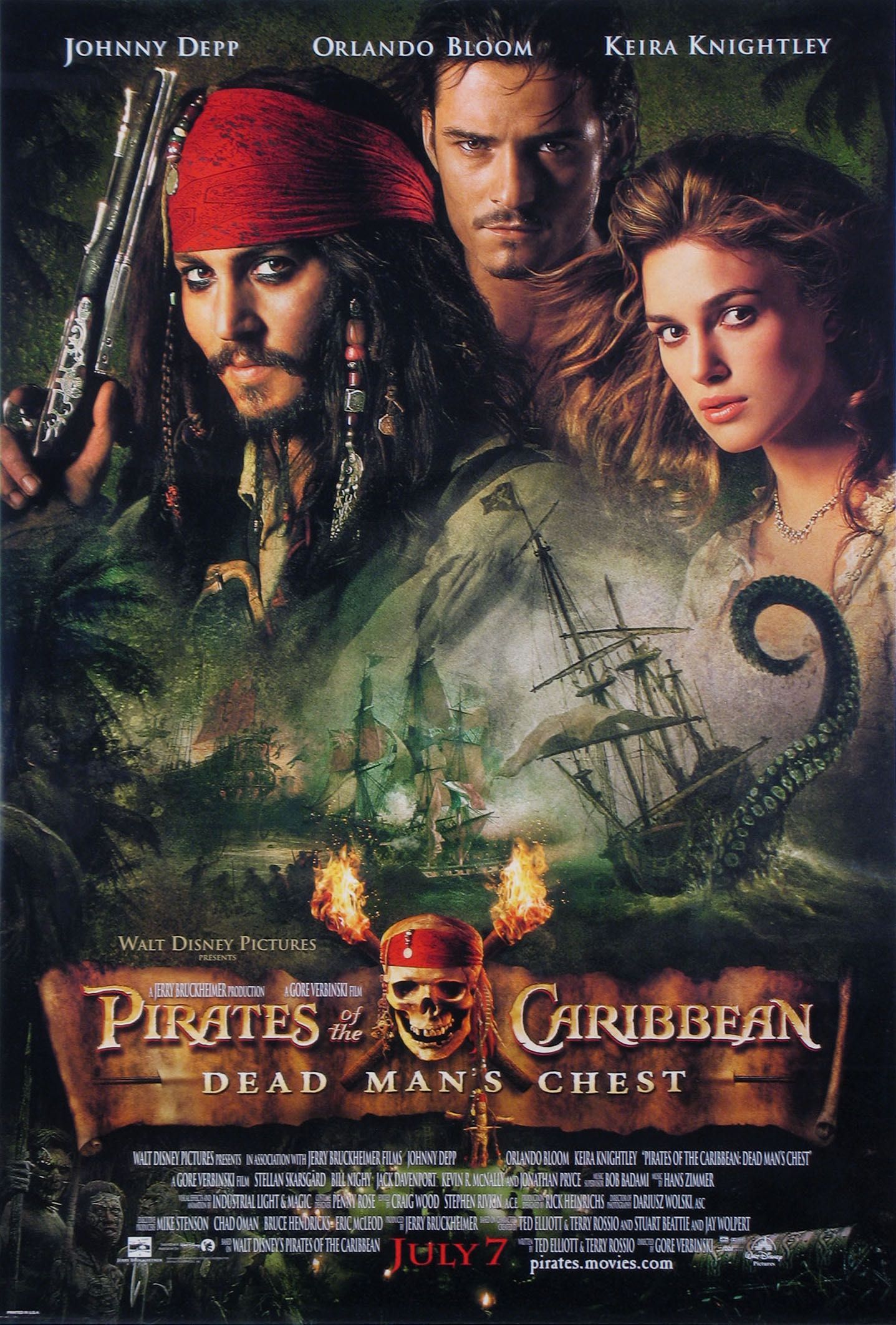 poster original  film Cars si Pirates of the Caribbean