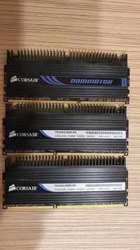 Vand RAM DDR3 6GB = 3x 2GB Corsair Dominator 1600Mhz