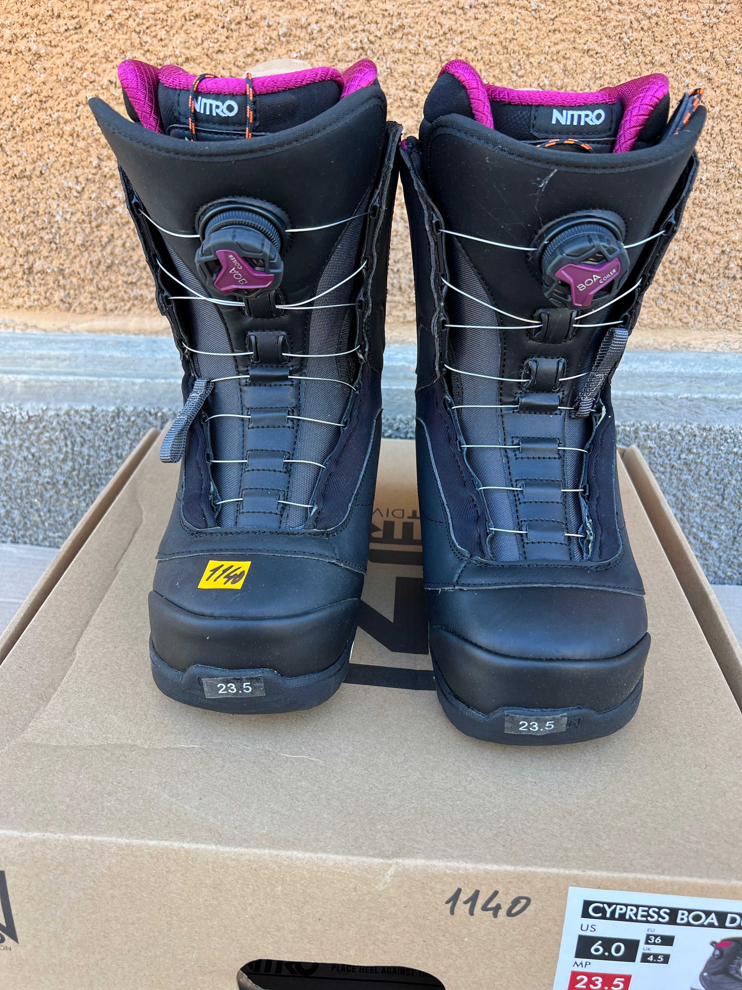 boots noi nitro cypress boa dual 23,5 mondo 36 europa