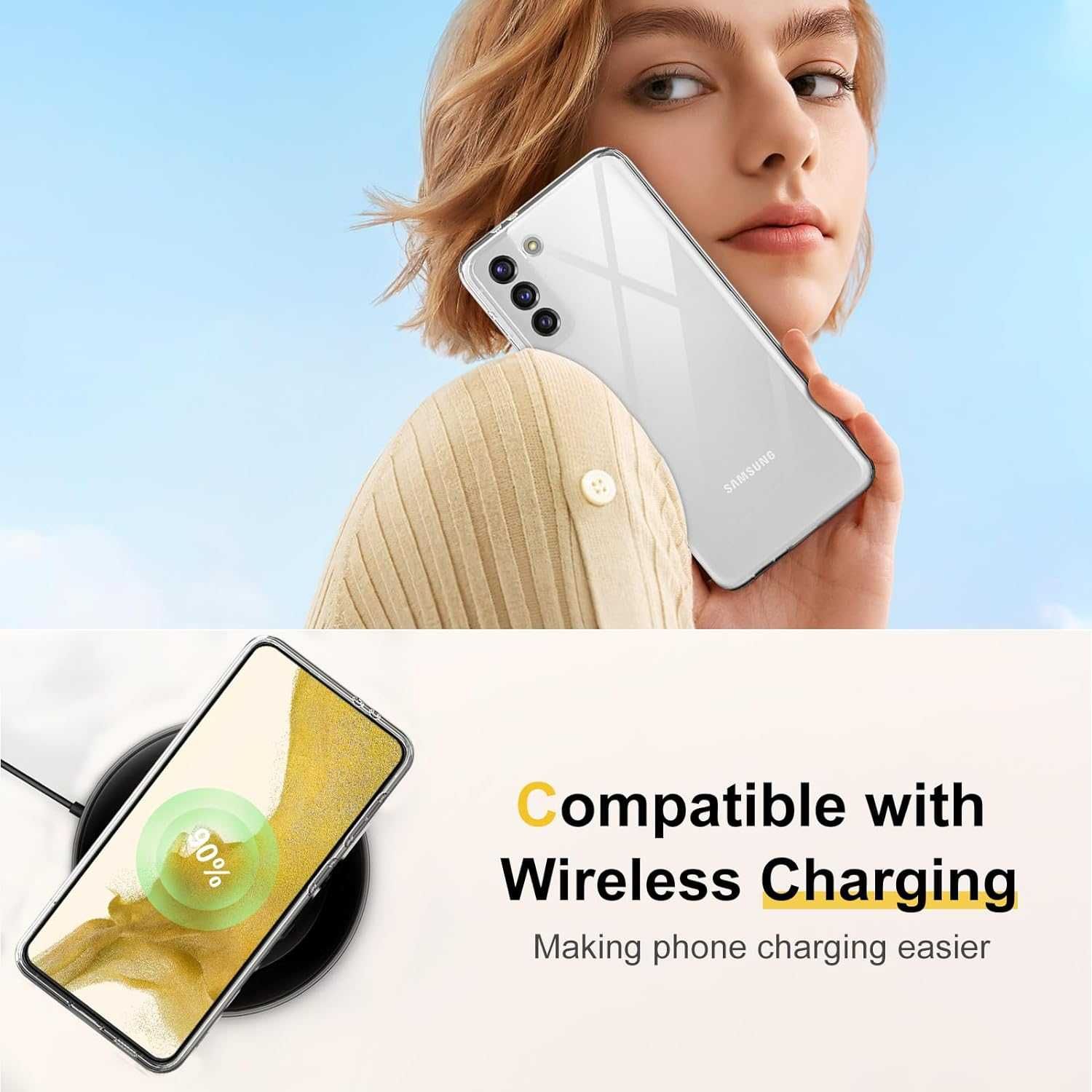 Husă Carcasa Eiselen Crystal Clear Samsung Galaxy S22 5G,TPU,silicon