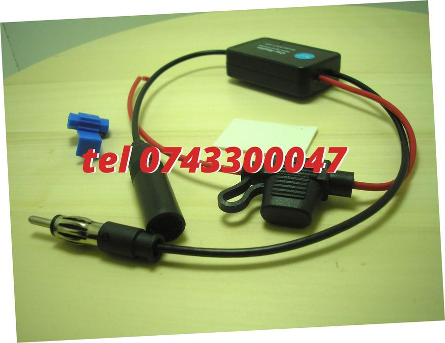 Amplificator Semnal Antena Radio Fm Am Cu Mufa Universala Pentru Navi