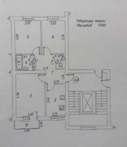 3-х комнатная квартира, со своим местом для авто, 70 метров до метро