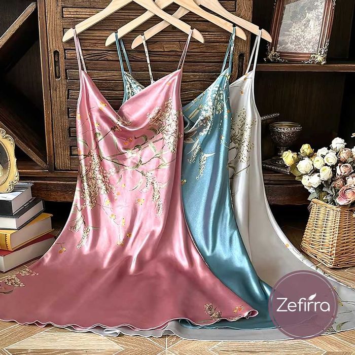 Дамска сатенена нощничка Zefirra Aglaya в 5 цвята