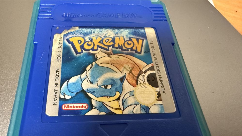 Nintendo pokemon silver blue crystal edition originale de colectie