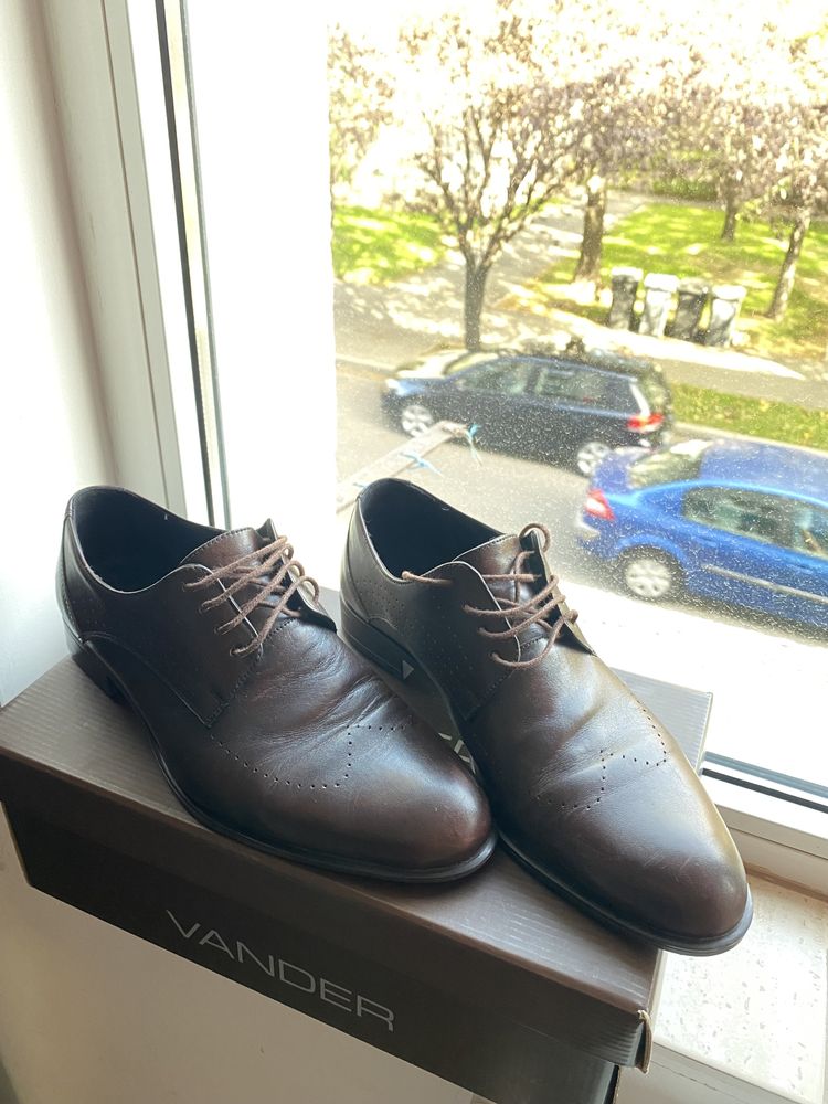 Pantofi piele , barbati , 26 cm înterior