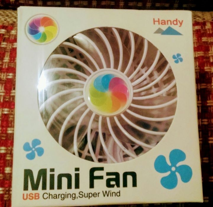 USB Mini Fan супер ручной вентилятор от ЖАРЫ