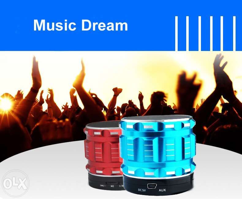 Boxa portabila bluetooth player MP3 hands free, metal