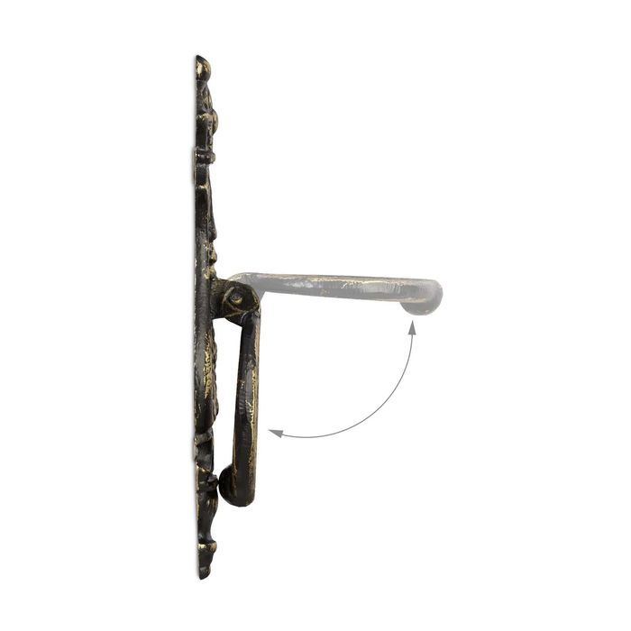 Batator de usa din fier forjat design antic finisaj bronz 24x8.5x3 cm