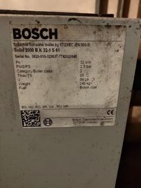 Котел на твърдо гориво 32kw Bosch