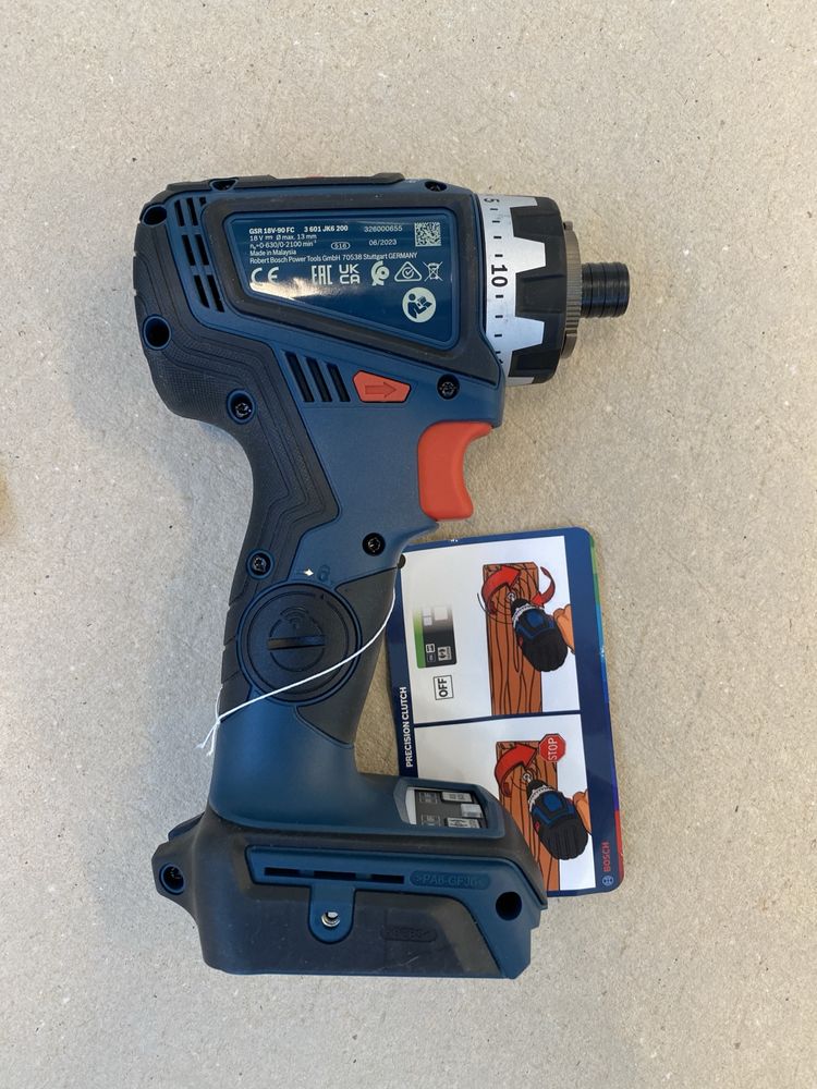 Акумулаторен винтоверт Bosch GSR 18V-90 FC с приставки