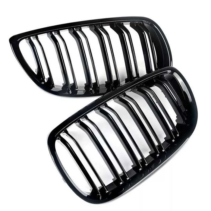 Решетки Бъбреци BMW БМВ 3 серия E92 E93 M3 Двойни Черен Гланц