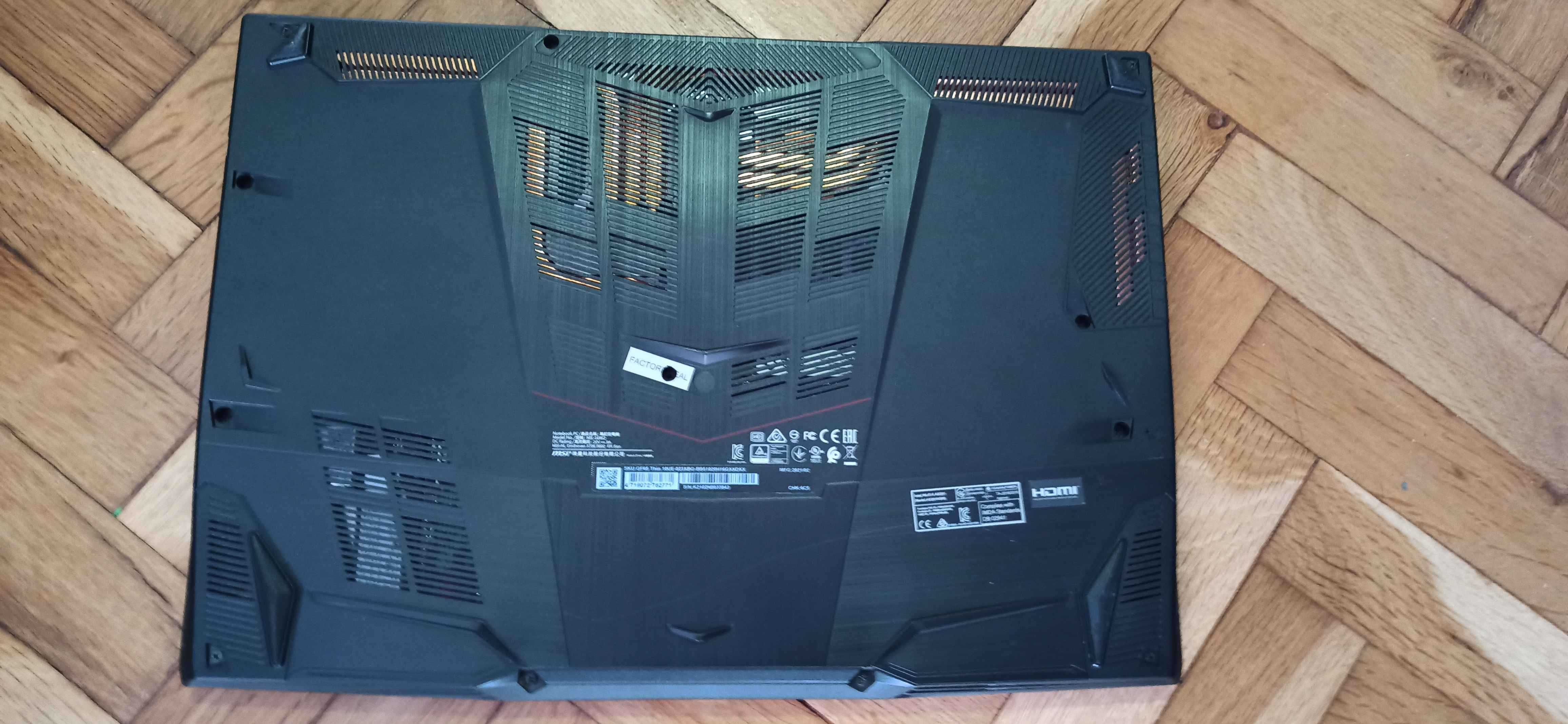 MSI лаптоп RTX 3060