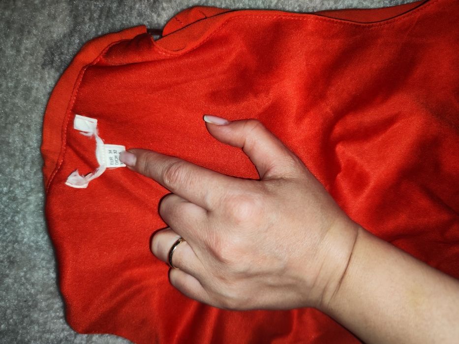 Rochie lunga roșu corai