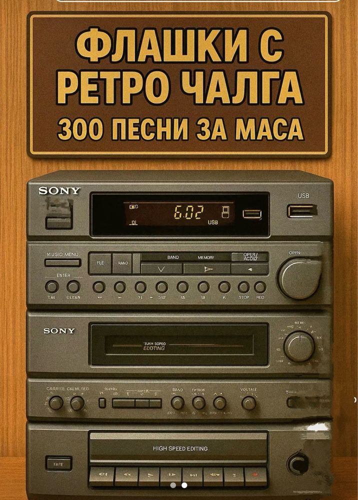 записване на музика по ваш избор 100 песни