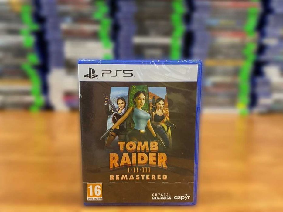 НОВЫЙ Tomb Raider I-II-III Remastered PS5 Большой Выбор Игр