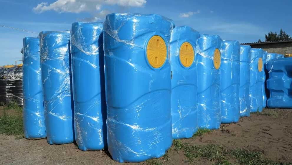 Емкость бак бочка 1000 литров прямоугольная вертикальная с завода