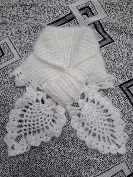 Повязка на шею с пухом норки