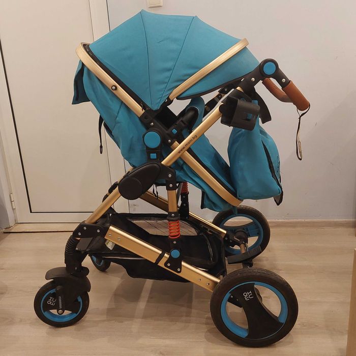 Бебешка количка Moni Gala тюркоаз