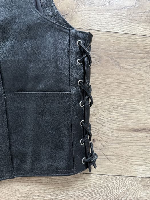 Vesta Piele Naturala EURO STARS Negru Barbati | Marime XL