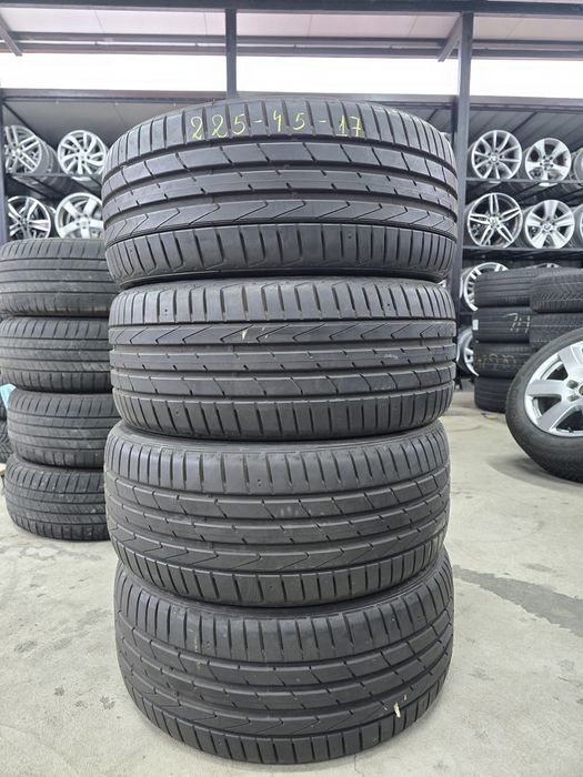 4 Броя 225/45/17 Hankook 2x7,5mm 2x7mm