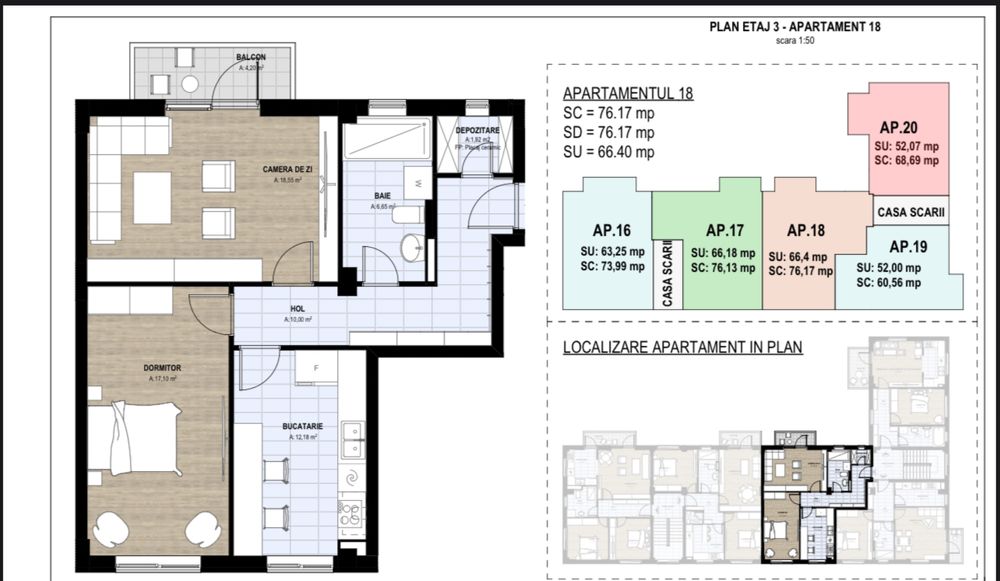 Apartament NOU cu 3 camere in Beiuș
