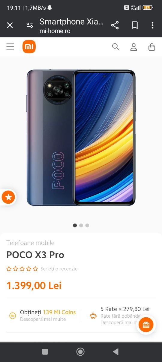 Xiaomi poco x3 pro