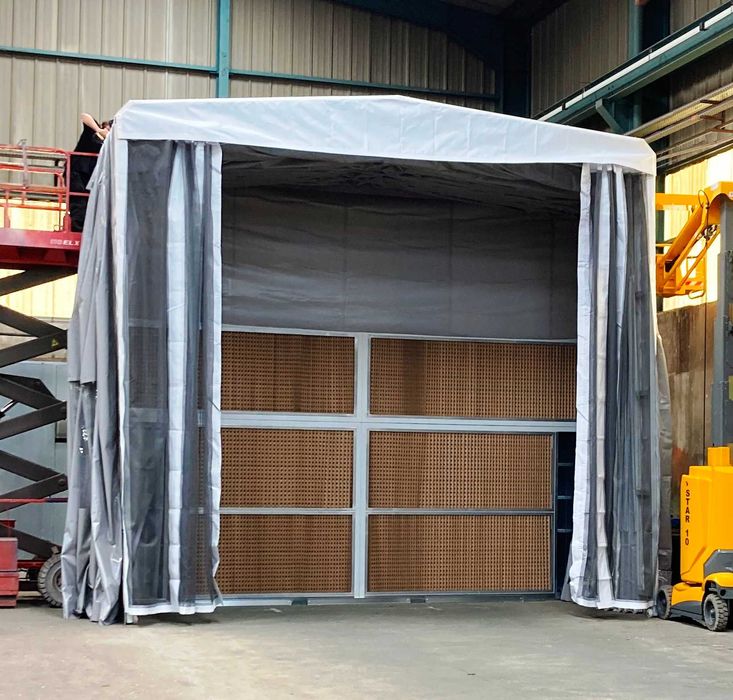 Сгъваеми бояджийски камери