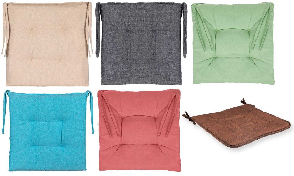 Възглавници за стол, 40x40х5 сантиметра