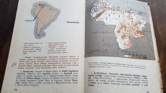 Vand manual de geografie cls. 6-a, 1979, in lb. maghiara