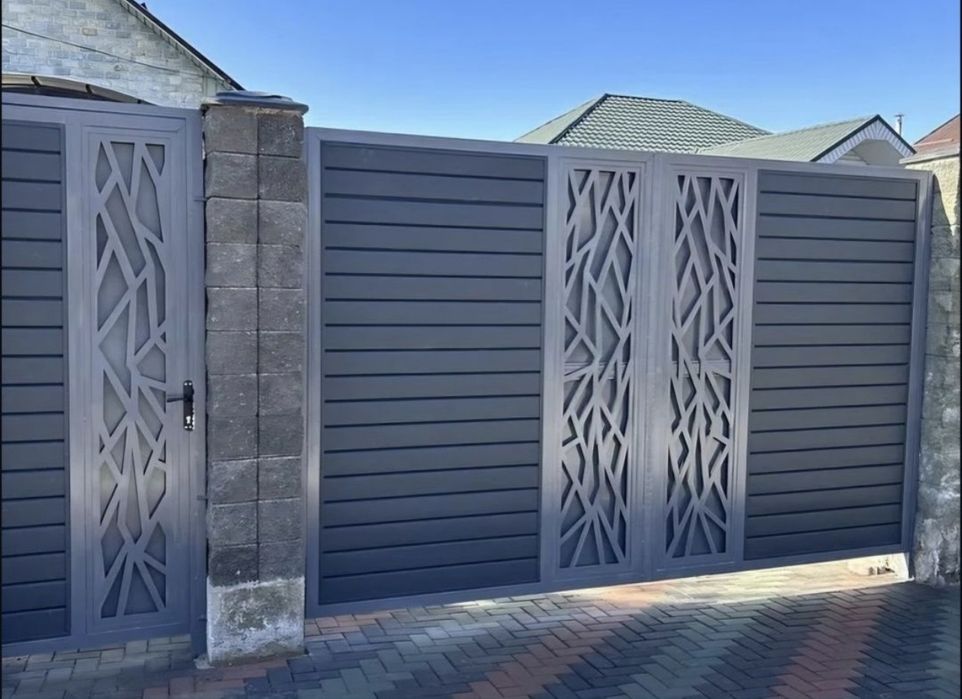 Вороты на заказ. Навес. Ворота. Сварка. Тапчан. қақпа.дарбаза.перила.