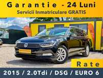 Volkswagen Passat 2015 -2.0Tdi 150 Cp DSG -Euro 6 Km Reali -PARC AUTO RATE GARANTIE