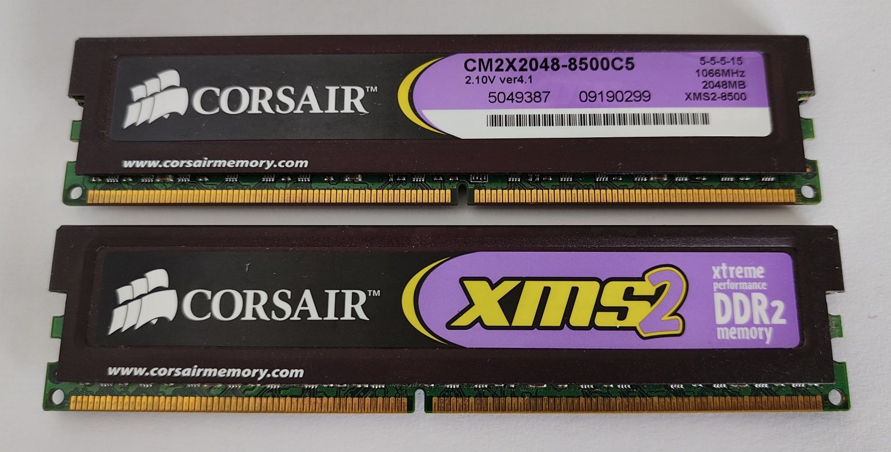 4GB DDR2 Corsair 2x2GB 1066MHz