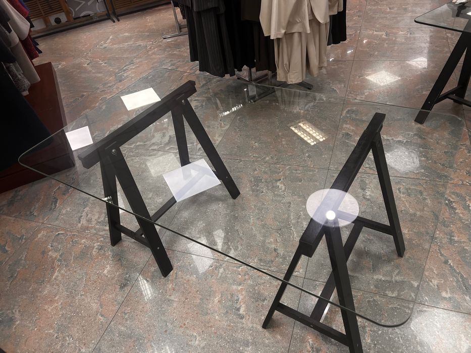 Стол стеклянный "IKEA"