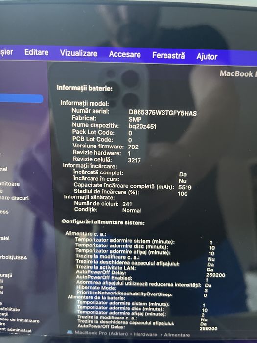Macbook Pro Retina Early 2015 13.3 8GB RAM 128 GB Impecabil