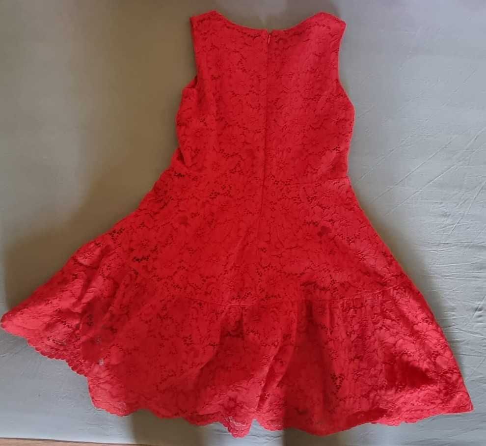 Rochie dantela fetita, Mayoral, rosie, 8-9 ani (152 cm)