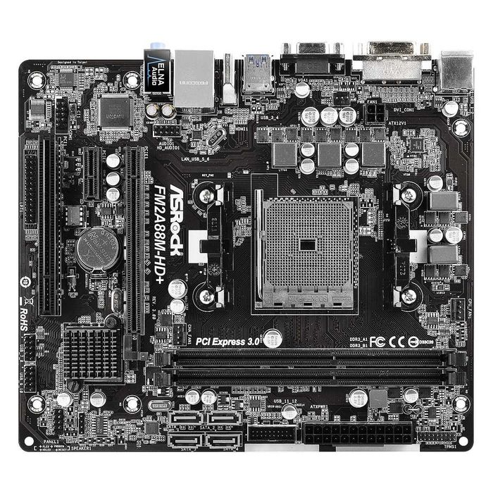 Дъно Asrock FM2A88M-HD+R3.0