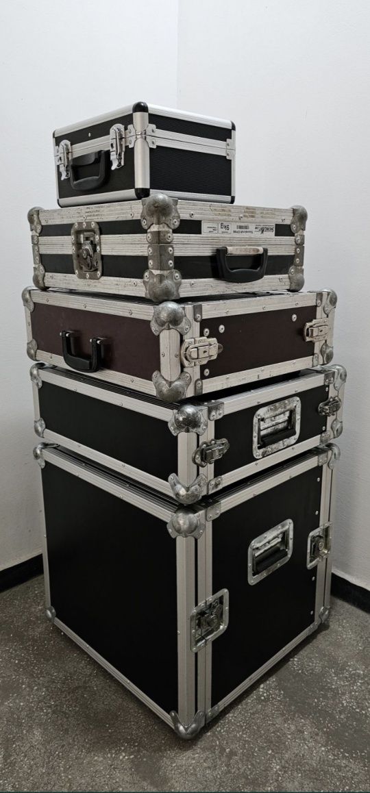 Cutie transport rack casse valiza cabluri microfon foto video auto