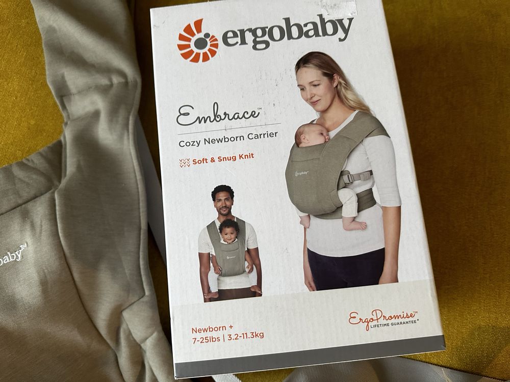 Ergobaby Embrace цвят Soft Olive