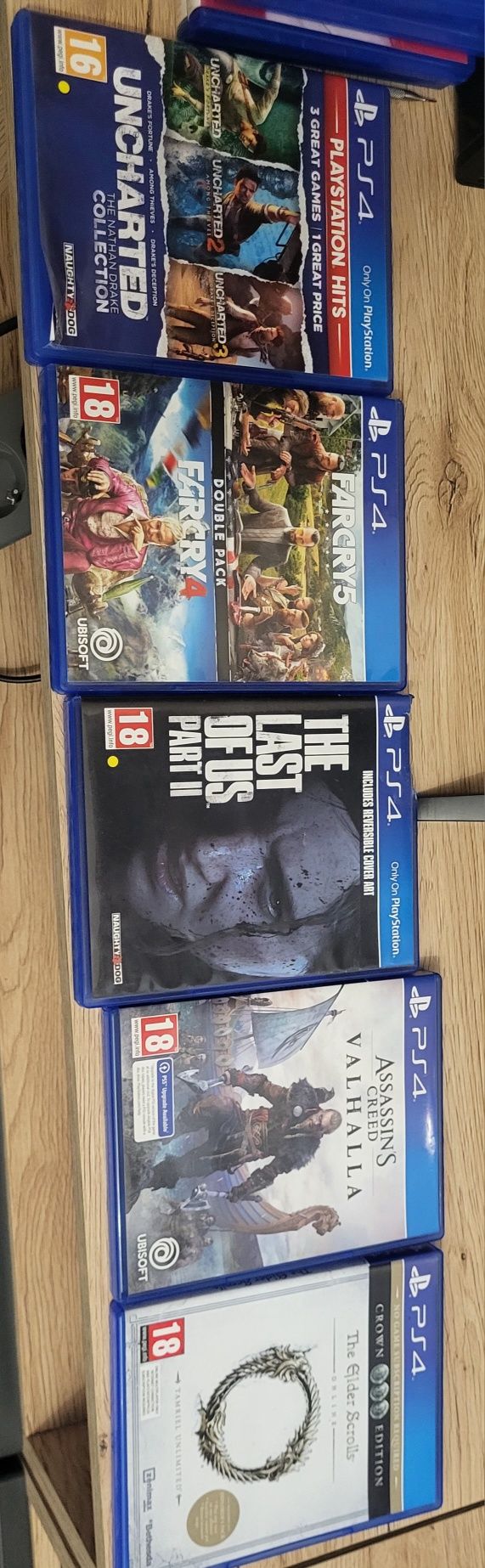 Jocuri ps 4 Uncharted , farcry 4-5,the last of us  part 2 , etc