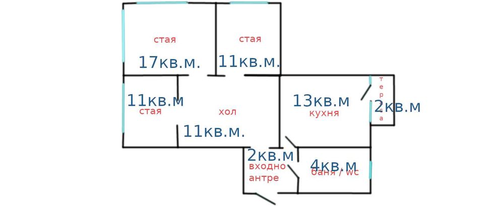 ТОП ИМОТ В СЪРЦЕТО НА СОФИЯ – 70 кв.м тухлен апартамент + таван и мазе