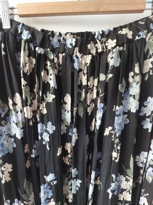 Fusta midi plisata H&M