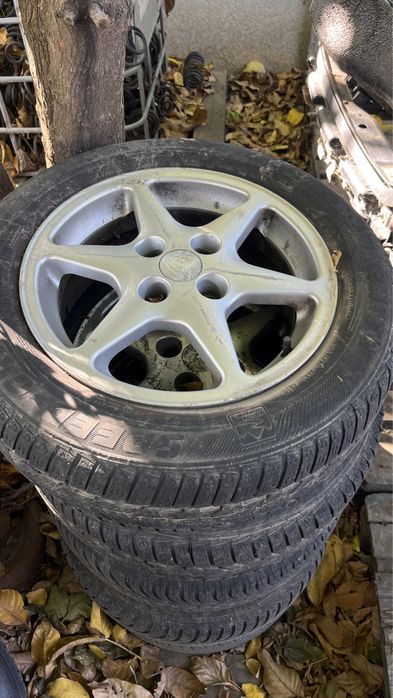 Jante cu cauciucuri allseason iarna 185 65 R15 4x100 Dacia Sandero