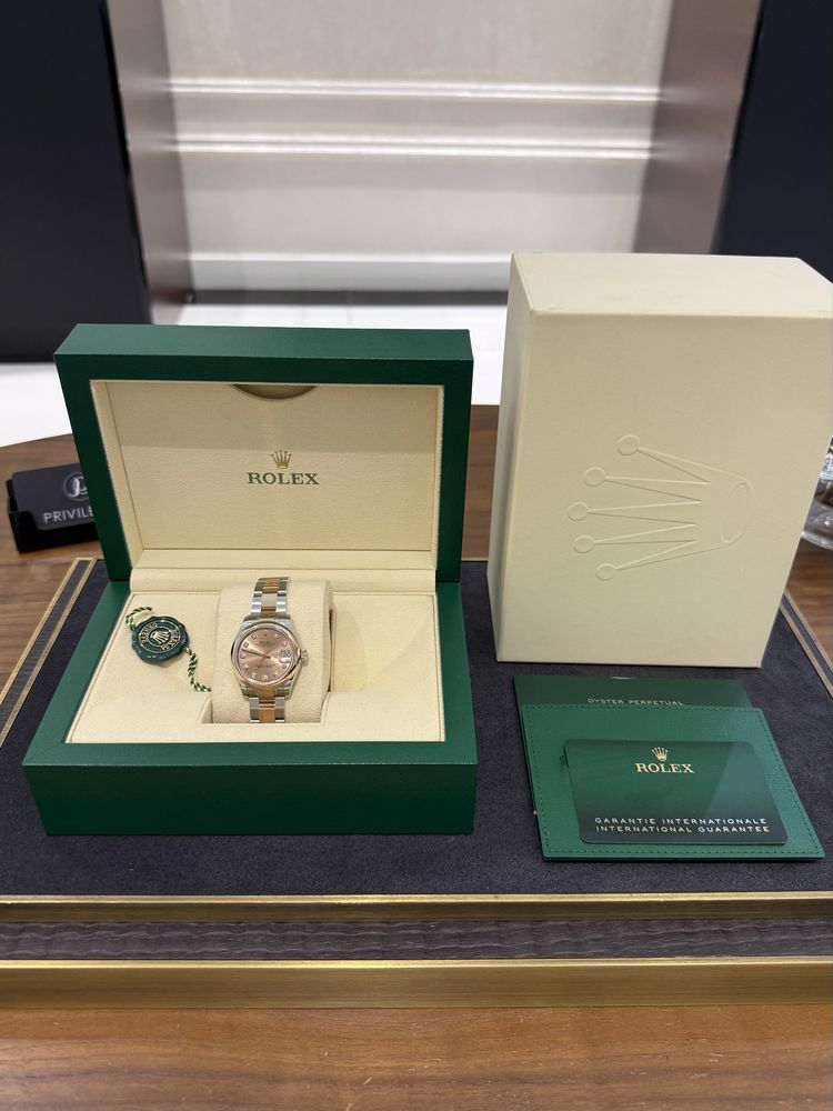 NEW Rolex Datejust 31mm Steel and Everose Gold 278241