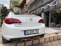 Ornament Difuzor pentru bara spate adaptabil pentru Opel Astra j Sedan