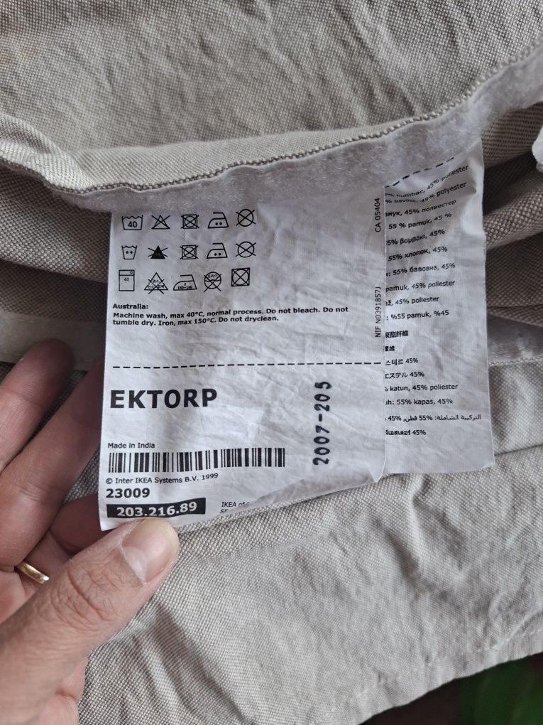 Калъф за табуретка EKTORP на Ikea